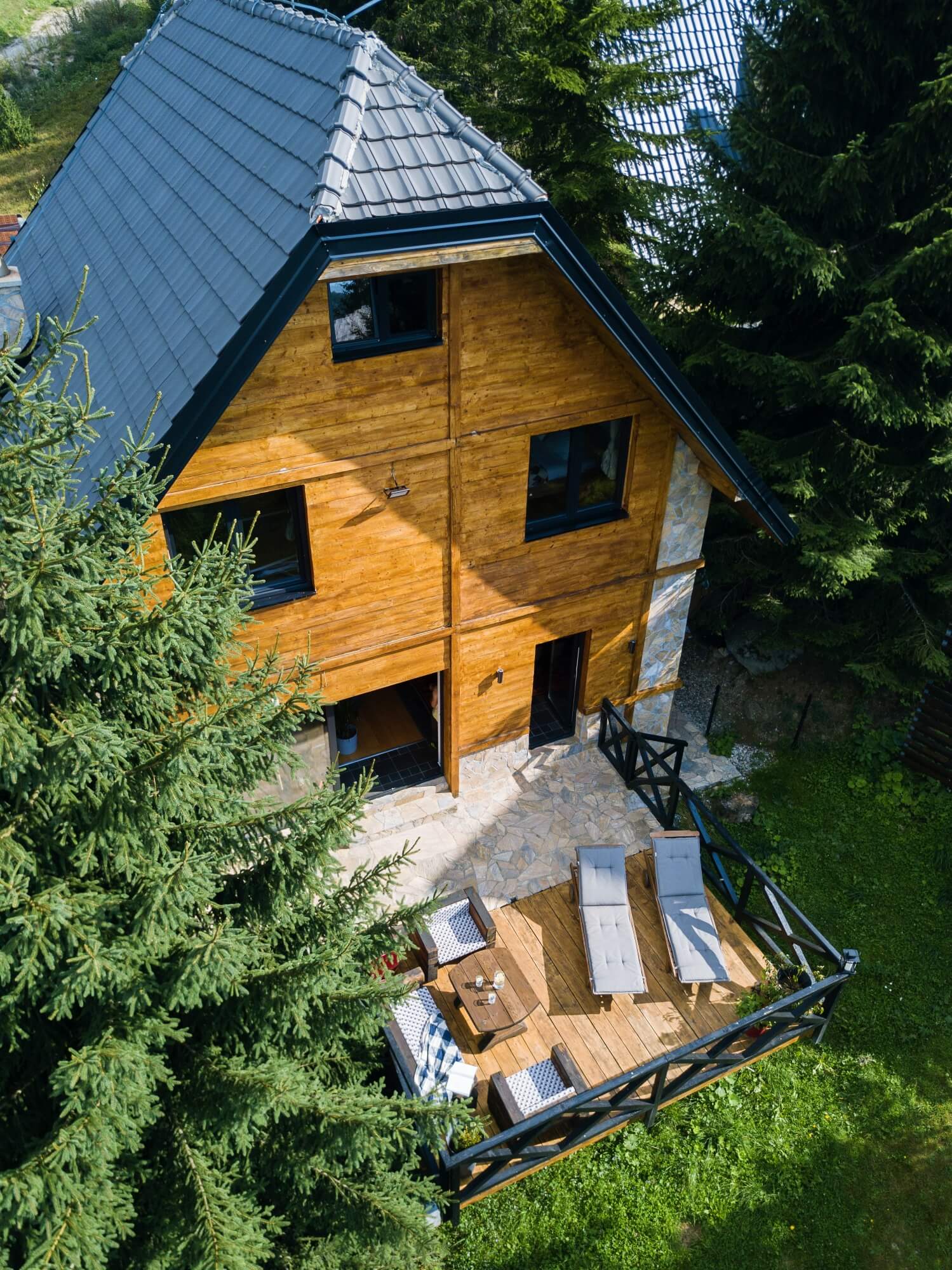 interior of Kezman luxury house on Kopaonik